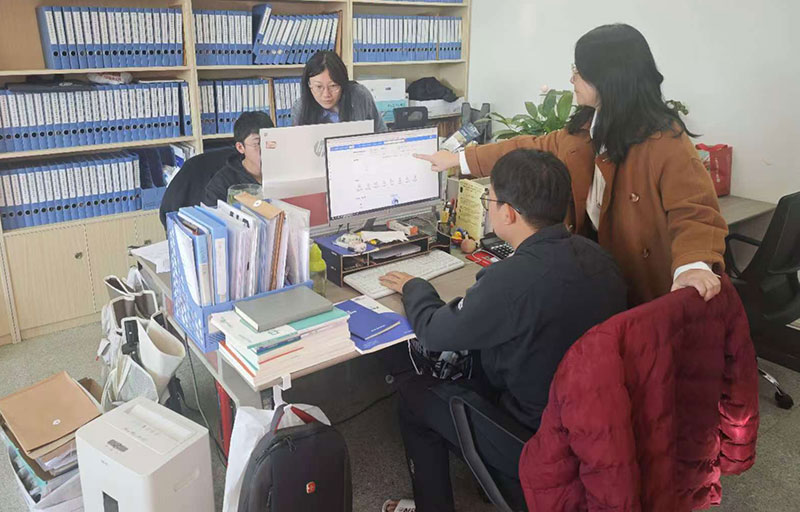 财税大数据应用专业学徒制班开展实训。云南财经职业学院供图